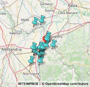 Mappa Strada Cavallerezza, 15055 Pontecurone AL, Italia (9.48278)