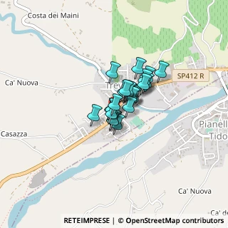 Mappa SS412, 29010 Nibbiano PC, Italia (0.204)