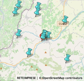 Mappa SS412, 29010 Nibbiano PC, Italia (3.81417)