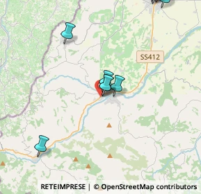 Mappa SS412, 29010 Nibbiano PC, Italia (6.016)