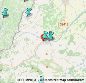 Mappa SS412, 29010 Nibbiano PC, Italia (6.58857)