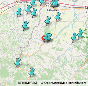 Mappa SS412, 29010 Nibbiano PC, Italia (9.7025)