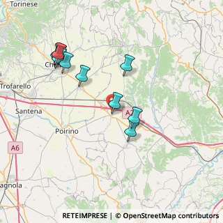 Mappa Strada Vecchia per Chieri, 14019 Villanova d'Asti AT, Italia (7.95091)