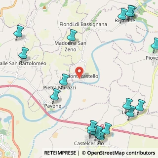 Mappa Via della Chiesa, 15040 Montecastello AL, Italia (3.53)