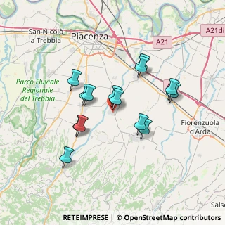 Mappa Via della Repubblica, 29013 San Giorgio Piacentino PC, Italia (6.05571)