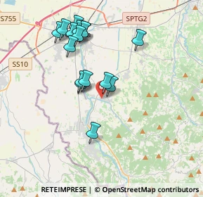 Mappa Via Giacomo Puccini, 27050 Retorbido PV, Italia (3.58125)