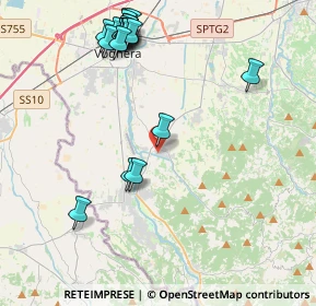 Mappa Via Giacomo Puccini, 27050 Retorbido PV, Italia (4.879)