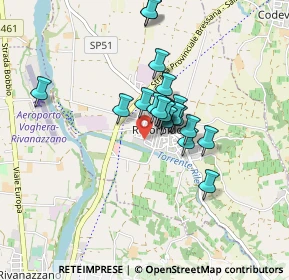 Mappa Via Giacomo Puccini, 27050 Retorbido PV, Italia (0.6115)