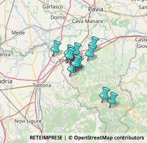 Mappa Via Giacomo Puccini, 27050 Retorbido PV, Italia (7.97455)