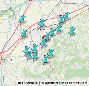 Mappa Via Giacomo Puccini, 27050 Retorbido PV, Italia (6.59438)