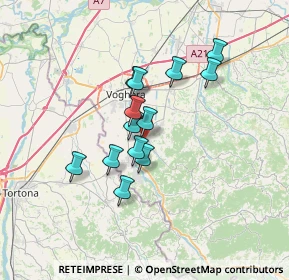 Mappa Via Giacomo Puccini, 27050 Retorbido PV, Italia (5.27538)