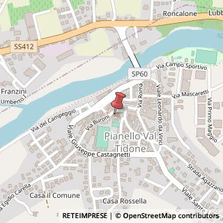 Mappa Via Giuseppe Buroni, 27, 29010 Pianello Val Tidone, Piacenza (Emilia Romagna)