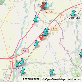 Mappa SS 10, 15055 Pontecurone AL (6.24714)