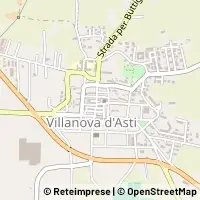 Mapa Villanova d'Asti