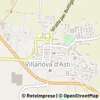 Mapa Villanova d'Asti