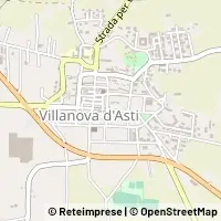 Mapa Villanova d'Asti