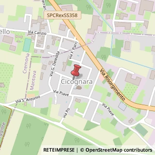 Mappa Via Rimembranze, 3, 46019 Viadana, Mantova (Lombardia)