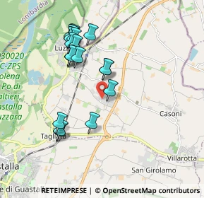 Mappa Via G. Pastore, 42045 Luzzara RE, Italia (1.855)