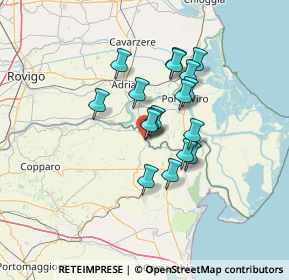 Mappa Via Guglielmo Marconi, 44026 Ariano Ferrarese FE, Italia (9.98294)