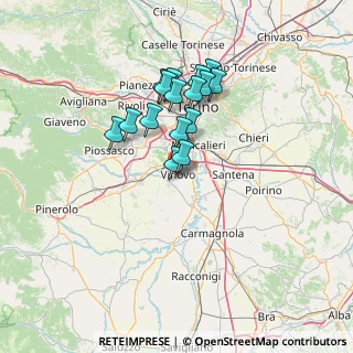 Mappa Via della Rocca, 10048 Vinovo TO, Italia (11.32813)