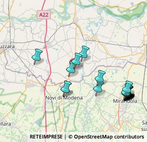 Mappa Via Antonio Gramsci, 46024 Moglia MN, Italia (9.434)