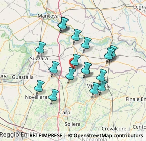 Mappa Via Antonio Gramsci, 46024 Moglia MN, Italia (12.55737)