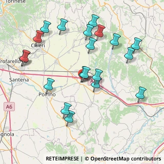 Mappa Via San Paolo, 14019 Villanova d'Asti AT, Italia (8.7255)
