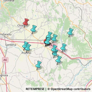 Mappa Via San Paolo, 14019 Villanova d'Asti AT, Italia (5.50333)