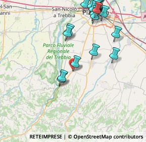 Mappa Via Grazzano Visconti, 29029 Rivergaro PC, Italia (9.7135)