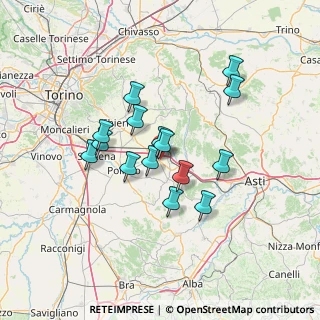 Mappa Via Dante Alighieri, 14019 Villanova d'Asti AT, Italia (11.24867)