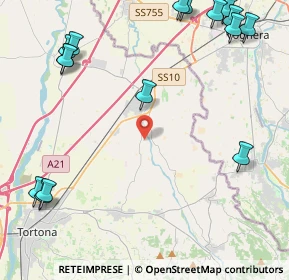Mappa WWRQ+C6, 15055 Pontecurone AL, Italia (6.33)