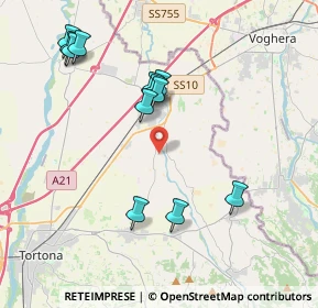 Mappa WWRQ+C6, 15055 Pontecurone AL, Italia (4.06417)