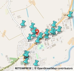 Mappa Via Don I. Fortunati, 46024 Moglia MN, Italia (0.4675)