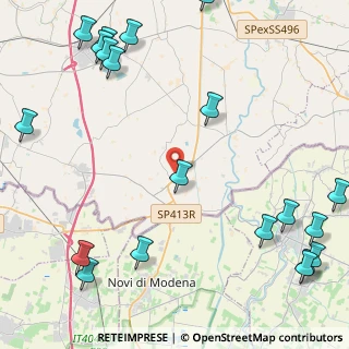 Mappa Via Pio XII, 46024 Moglia MN, Italia (6.5615)