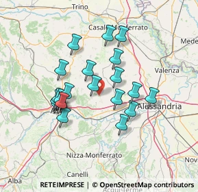 Mappa Strada Provinciale, 14030 Viarigi AT, Italia (12.229)