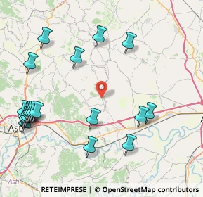 Mappa Strada Provinciale, 14030 Viarigi AT, Italia (10.496)