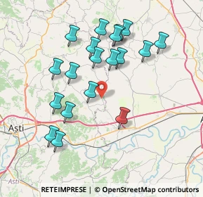 Mappa Strada Provinciale, 14030 Viarigi AT, Italia (7.45)