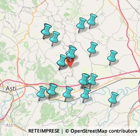 Mappa Strada Provinciale, 14030 Viarigi AT, Italia (6.7825)