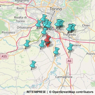 Mappa Strada Vadone, 10048 Vinovo TO, Italia (6.699)