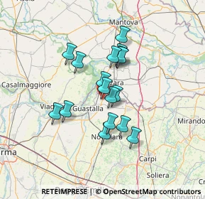 Mappa Via Meuccio Ruini, 42045 Luzzara RE, Italia (10.57706)
