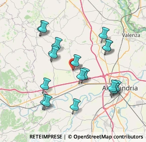 Mappa Via Giulio Valente, 15044 Quargnento AL, Italia (7.45167)