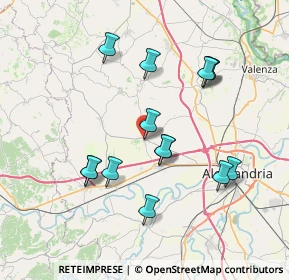 Mappa Via Giulio Valente, 15044 Quargnento AL, Italia (7.14)