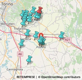 Mappa Strada Masio Valle dei Prati, 10046 Masio , Italia (7.44)