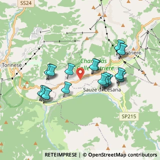 Mappa Strada Statale, 10058 Cesana torinese TO, Italia (1.73636)