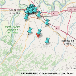 Mappa Via del Mulino, 29019 San Giorgio piacentino PC, Italia (9.9515)