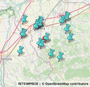 Mappa Via Umberto I', 27050 Retorbido PV, Italia (6.8255)