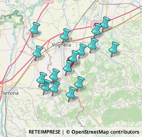 Mappa Via Umberto I', 27050 Retorbido PV, Italia (6.60938)