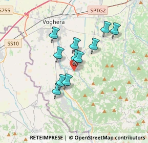 Mappa Via Umberto I', 27050 Retorbido PV, Italia (2.70818)