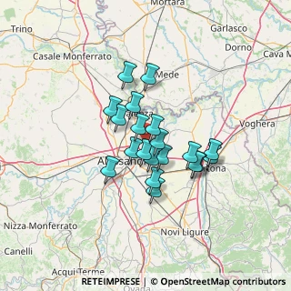 Mappa Via Roma, 15040 Pietra Marazzi AL, Italia (9.6905)
