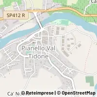 Map Pianello Val Tidone